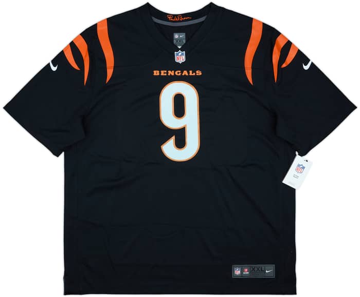 2021-25 Cincinnati Bengals Burrow #9 Nike Game Home Jersey (XXL)