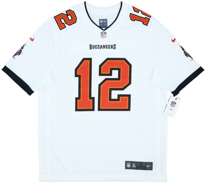 2020-22 Tampa Bay Buccaneers Brady #12 Nike Game Away Jersey (L)