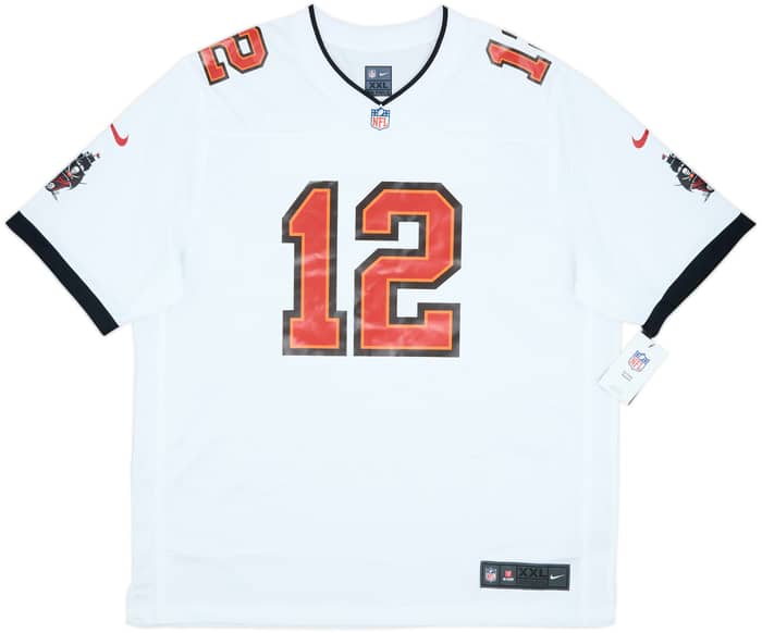 2020-22 Tampa Bay Buccaneers Brady #12 Nike Game Away Jersey (XXL)