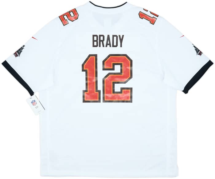 2020-22 Tampa Bay Buccaneers Brady #12 Nike Game Away Jersey (XXL)