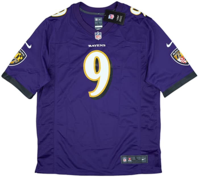 2012-24 Baltimore Ravens Tucker #9 Nike Game Home Jersey (L)