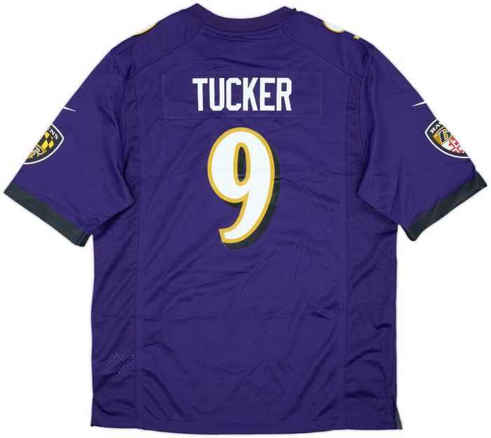 2012-24 Baltimore Ravens Tucker #9 Nike Game Home Jersey (L)