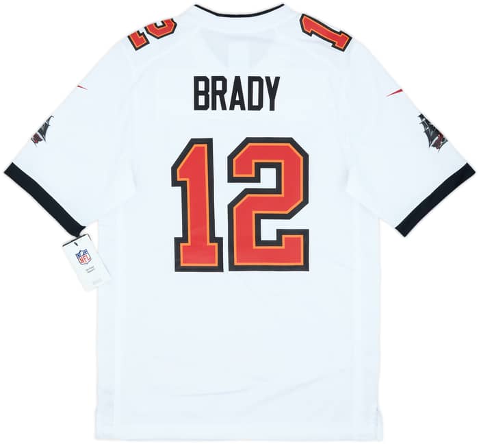 2020-22 Tampa Bay Buccaneers Brady #12 Nike Game Away Jersey (S)