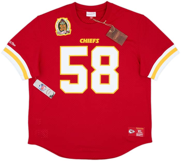 1994 Kansas City Chiefs D.Thomas #58 Mitchell & Ness Jersey Tee (XL)
