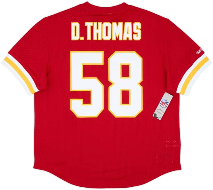 1994 Kansas City Chiefs D.Thomas #58 Mitchell & Ness Jersey Tee (XL)