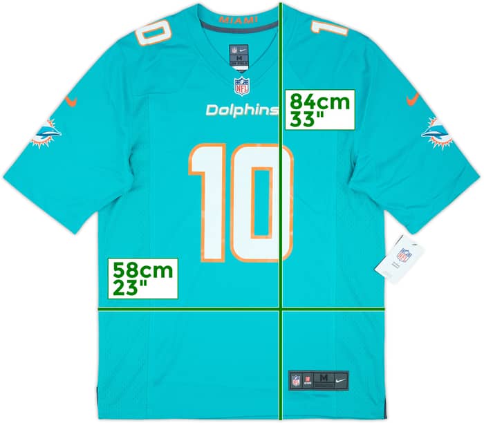 2022-25 Miami Dolphins Hill #10 Nike Game Home Jersey (M)