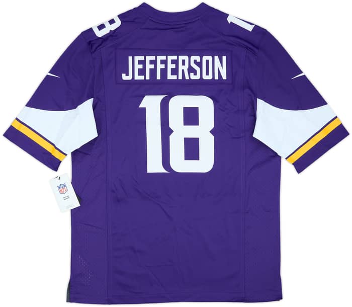 2020-25 Minnesota Vikings Jefferson #18 Nike Game Home Jersey (M)