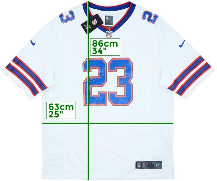 2017-24 Buffalo Bills Hyde #23 Nike Game Away Jersey (XL)