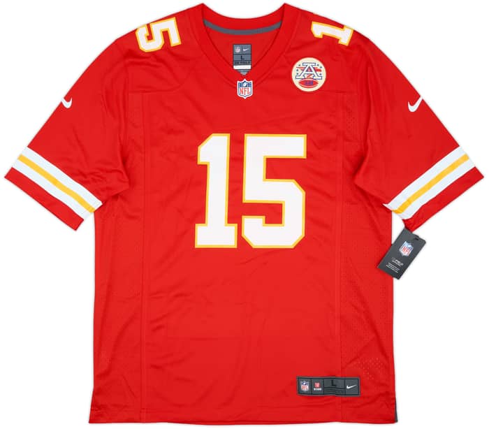 2017-25 Kansas City Chiefs Mahomes #15 Nike Game Home Jersey (L)