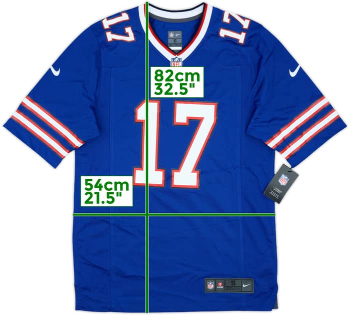 2018-25 Buffalo Bills Allen #17 Nike Game Home Jersey (S)