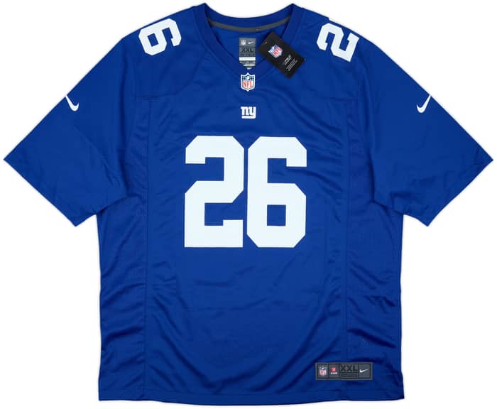 2018-23 New York Giants Barkley #26 Nike Game Home Jersey (XXL)