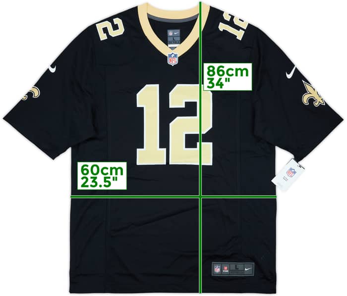 2022-25 New Orleans Saints Olave #12 Nike Game Home Jersey (L)