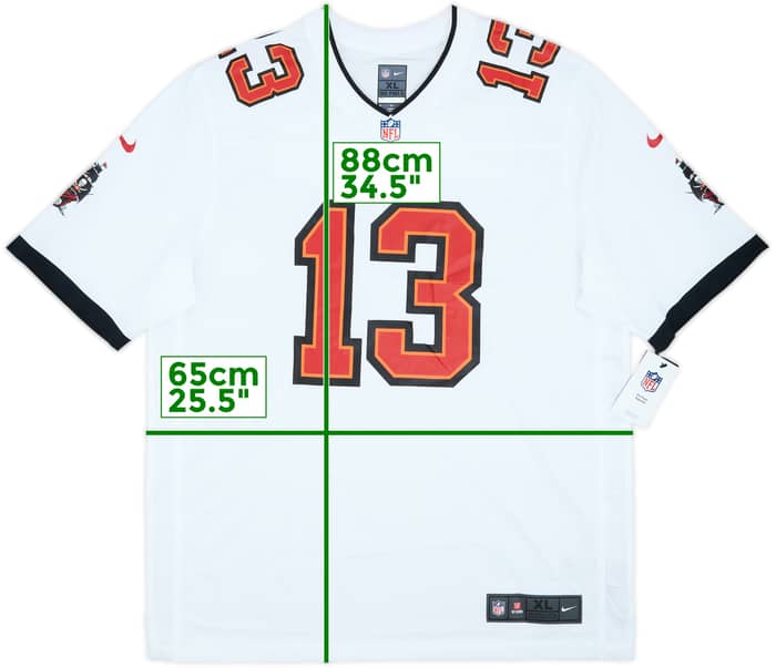 2020-25 Tampa Bay Buccaneers Evans #13 Nike Game Away Jersey (XL)