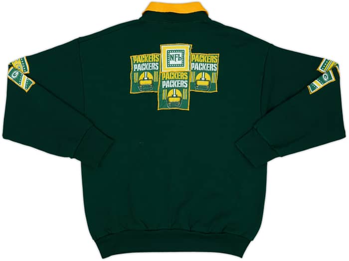 1990s Green Bay Packers Logo 7 Sweat Top - 8/10 - (M)