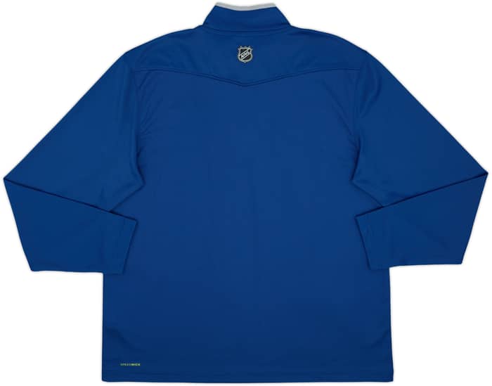 2016-17 Vancouver Canucks Reebok 1/4 Zip Top - 9/10 - (XL)