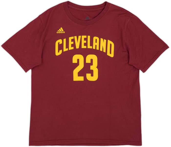 2014-17 Cleveland Cavaliers James #23 adidas Tee - 9/10 - (XL.Boys)