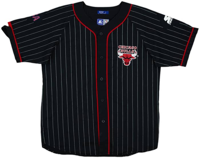 1990s Chicago Bulls Starter Baseball Jersey - 5/10 - (L)