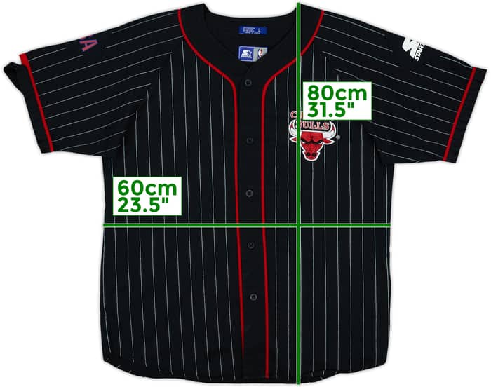 1990s Chicago Bulls Starter Baseball Jersey - 5/10 - (L)