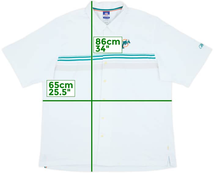 2005-06 Miami Dolphins Reebok Shirt - 5/10 - (XL)