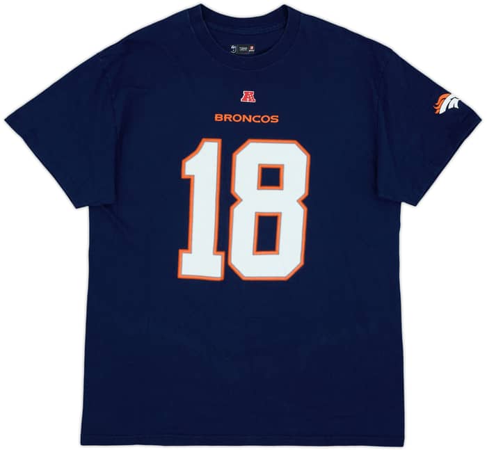 2012 Denver Broncos Manning #18 NFL Tee - 9/10 - (XL)