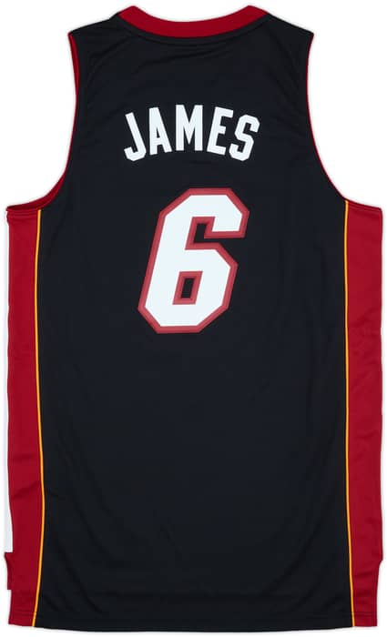 2010-12 Miami Heat James #6 adidas Swingman Away Jersey (M)