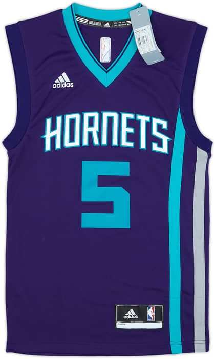 2015-17 Charlotte Hornets Batum #5 adidas Away Jersey (XXS)