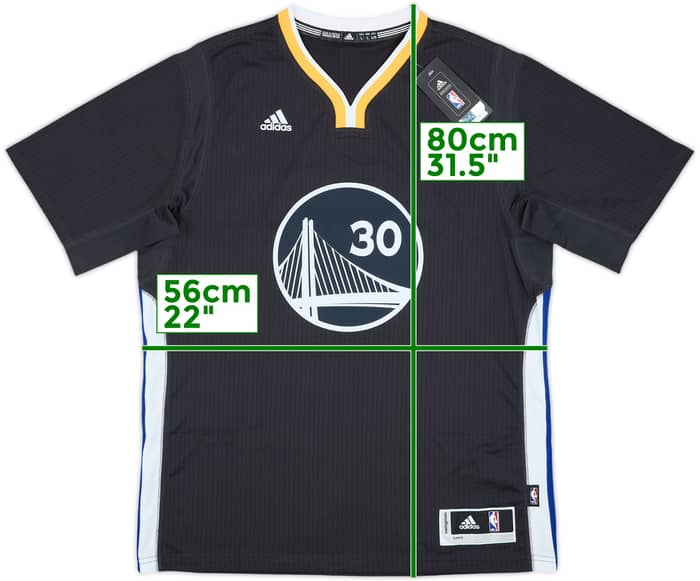 2014-17 Golden State Warriors Curry #30 adidas Swingman Alternate Jersey (L)