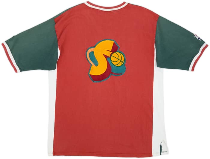 1995-99 Authentic Seattle SuperSonics Champion Shooting Shirt - 6/10 - (L)