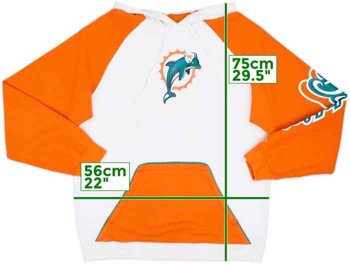 2007 Miami Dolphins Reebok Hooded Sweat Top - 6/10 - (M)