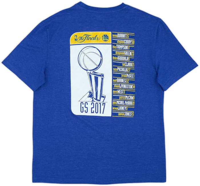 2017 Golden State Warriors NBA Finals Champions Majestic Graphic Tee - 7/10 - (L)