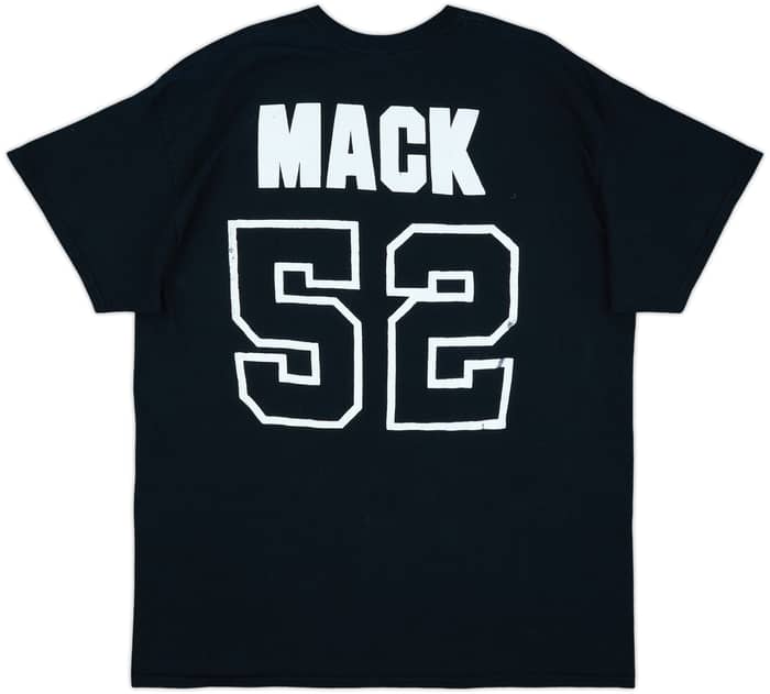 2016 Oakland Raiders Mack #52 Tee - 6/10 - (XL)