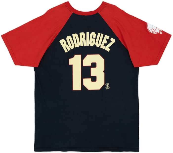 2004 MLB All-Star Game Rodriguez #13 Majestic Tee - 7/10 - (XL)