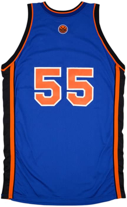 2006-07 New York Knicks #55 Signed adidas Pro Cut Away Jersey - 9/10 - (XXL)