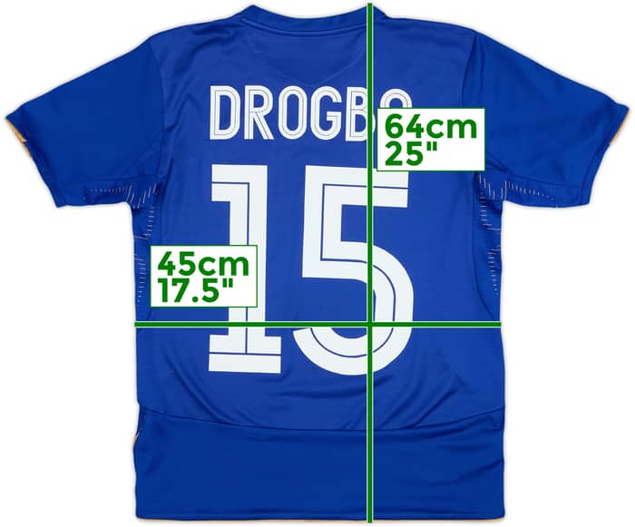2005-06 Chelsea Centenary Home Shirt Drogba #15 - 8/10 - (L.Boys)
