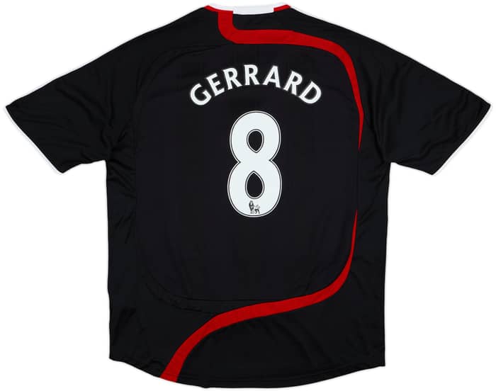 2007-08 Liverpool Third Shirt Gerrard #8 - 6/10 - (XL)