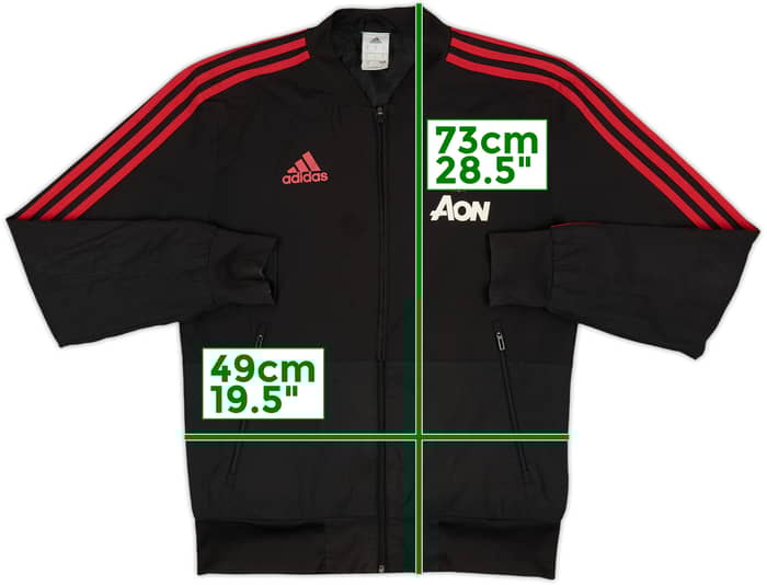 2018-19 Manchester United adidas Track Jacket - 7/10 - (S)