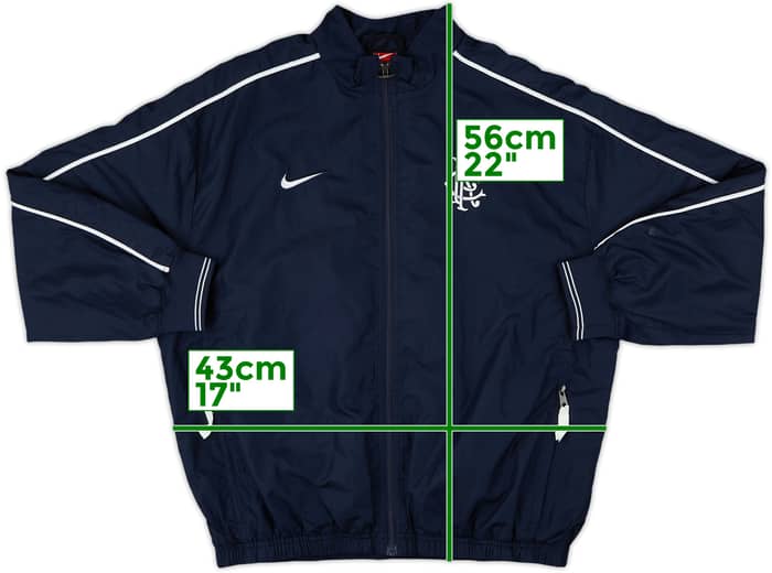 1999-00 Rangers Nike Track Jacket - 7/10 - (M.Boys)