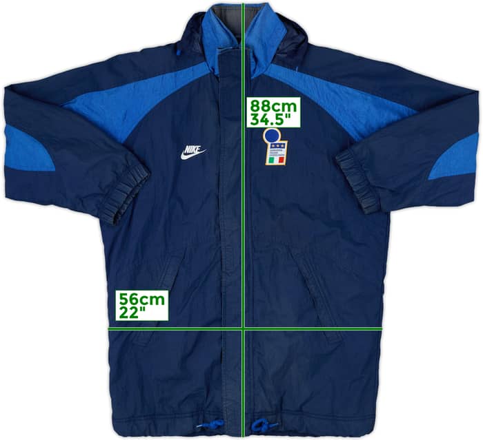 1996-97 Italy Nike Padded Bench Coat - 6/10 - (M)