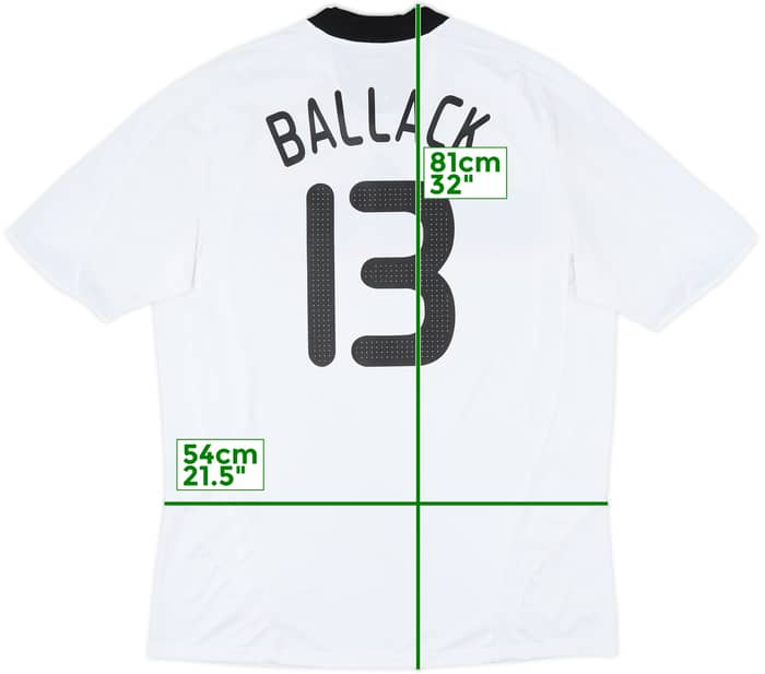 2008-09 Germany Home Shirt Ballack #13 - 8/10 - (3XL)