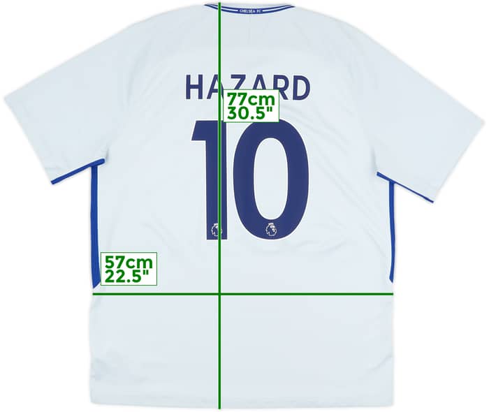 2017-18 Chelsea Away Shirt Hazard #10 - 8/10 - (XL)