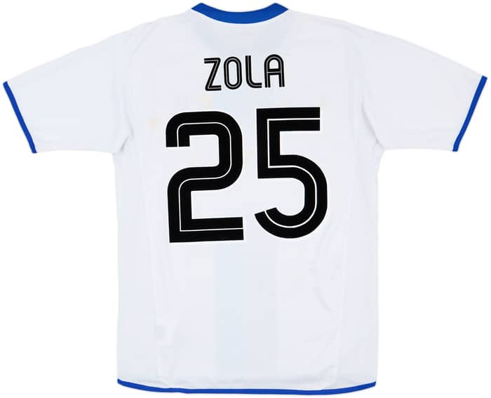 2003-05 Chelsea Away Shirt Zola #25 - 6/10 - (S)
