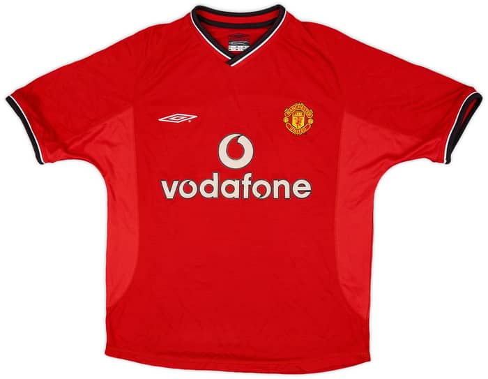 2000-02 Manchester United Home Shirt Keane #16 - 8/10 - (Y)