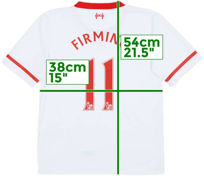 2015-16 Liverpool Away Shirt Firmino #11 - 9/10 - (6-7 Years)