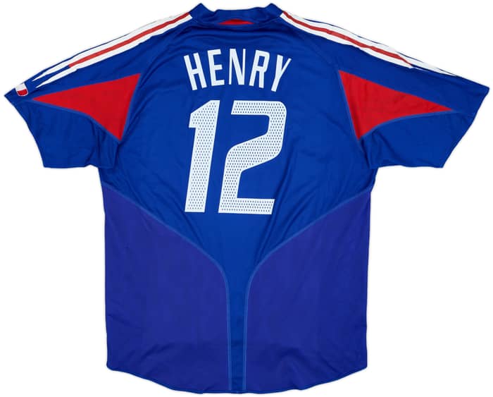 2002-04 France Home Shirt Henry #12 - 7/10 - (XL)