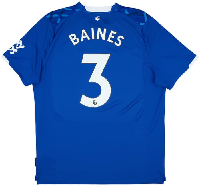 2019-20 Everton Home Shirt Baines #3 - 8/10 - (XL)