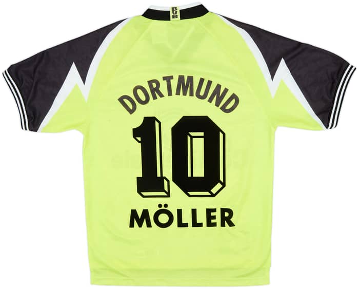 1995-96 Borussia Dortmund Home Shirt Moller #10 - 8/10 - (S)