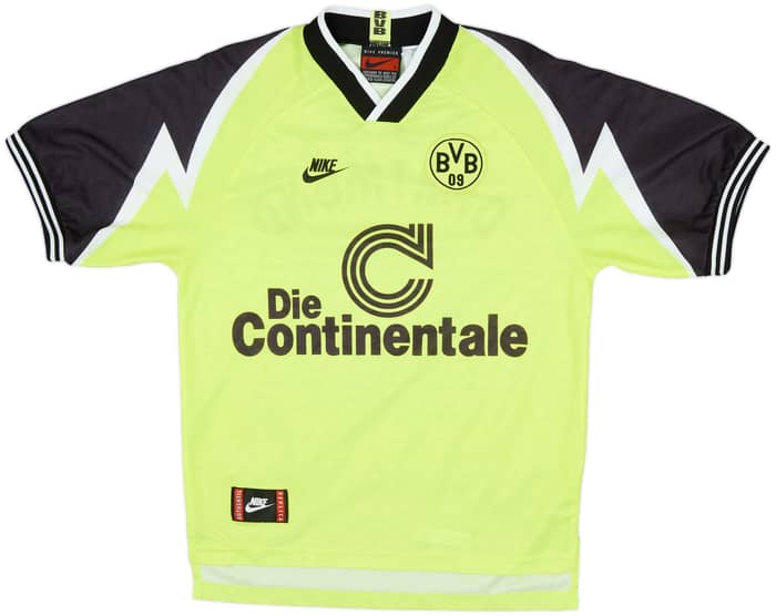 1995-96 Borussia Dortmund Home Shirt Moller #10 - 8/10 - (S)