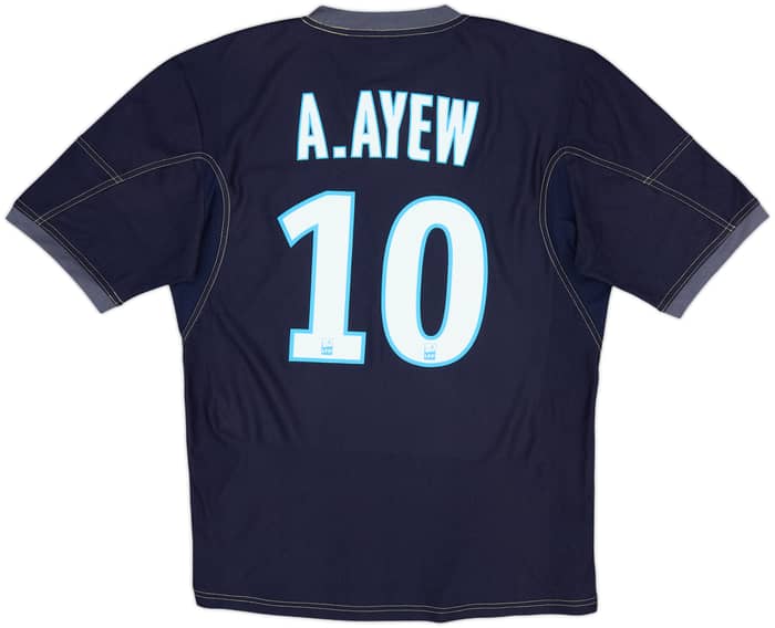 2013-14 Olympique Marseille Away Shirt A.Ayew #10 - 8/10 - (M)