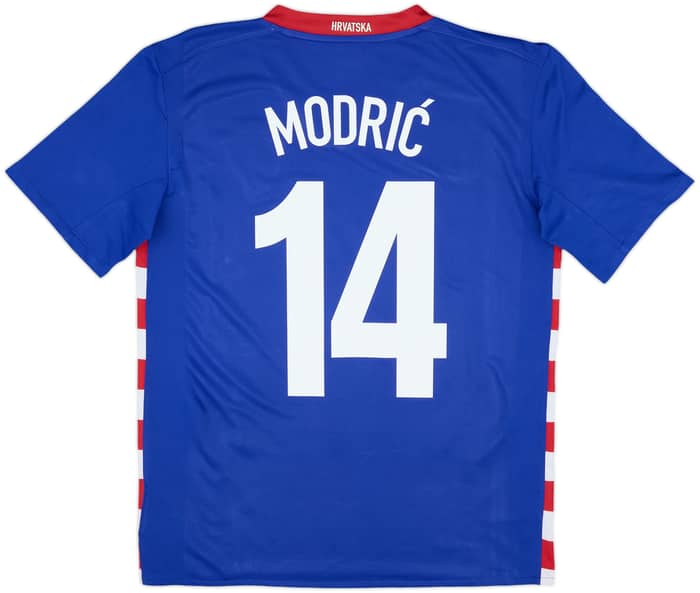 2007-09 Croatia Away Shirt Modric #14 - 8/10 - (S)