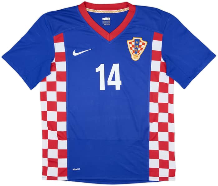 2007-09 Croatia Away Shirt Modric #14 - 8/10 - (S)